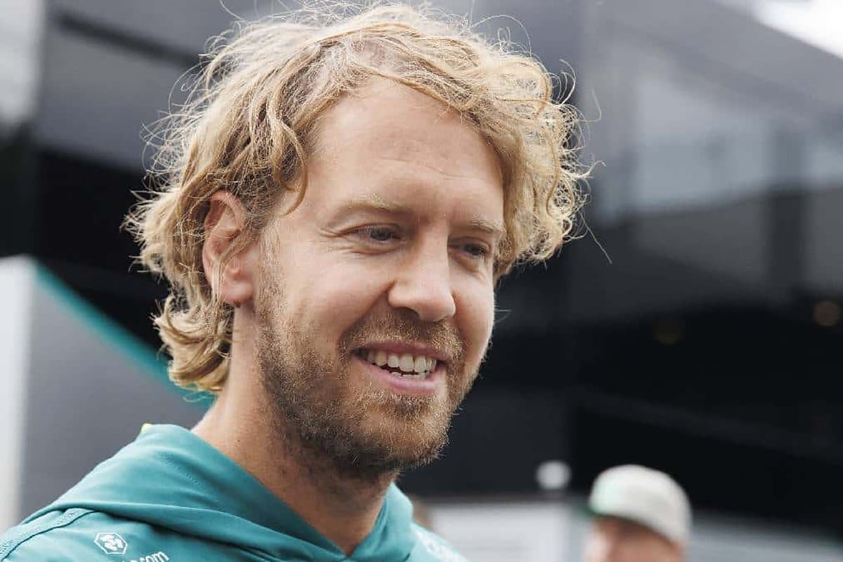 El alemán Sebastian Vettel sonríe