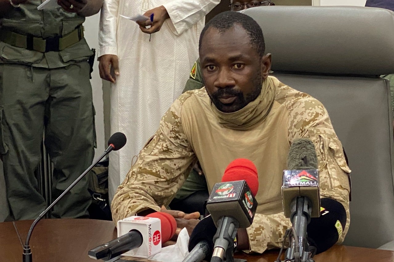 El coronel Assimi Goite asumió como presidente del Comité Nacional de Salvación del Pueblo de Mali.