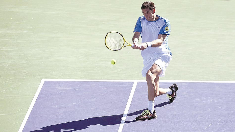 Federico Delbonis se impuso por 6-4 y 6-2 ante Gojowczyk.