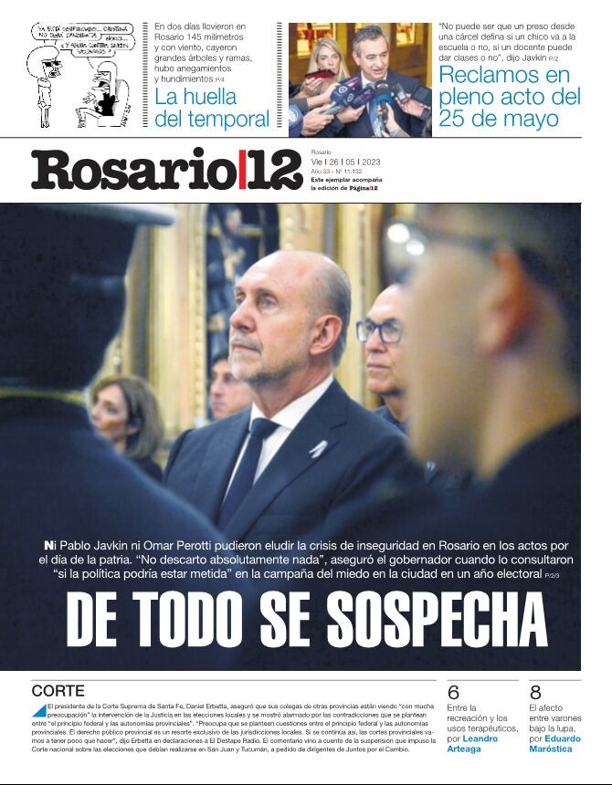 "En este tema no descarto nada" - 25/05/2023