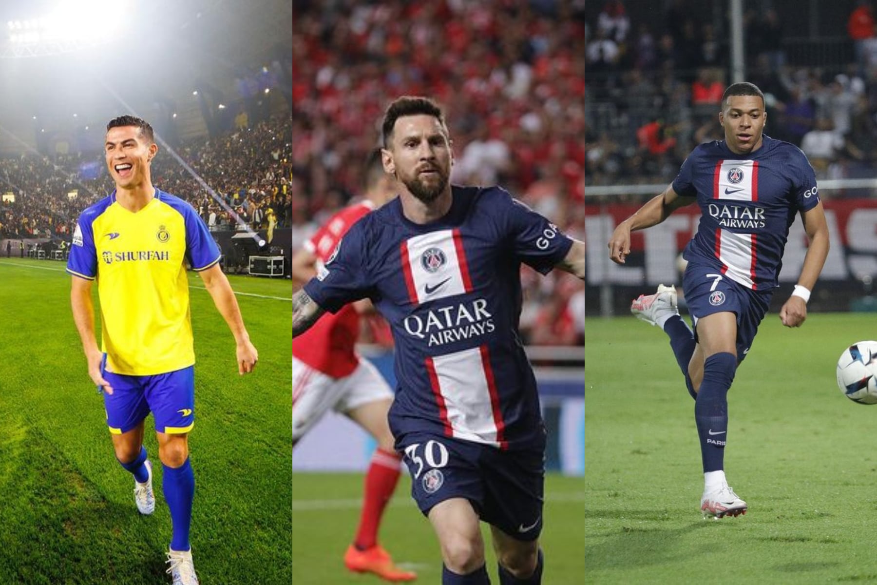Cristiano Ronaldo lidera el ranking con su reciente fichaje en el Al Nassr de Arabia Saudita