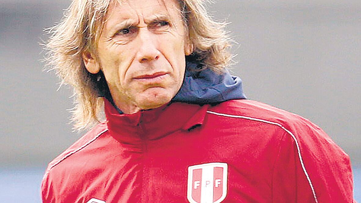 Ricardo Gareca, DT de la selección de Perú.