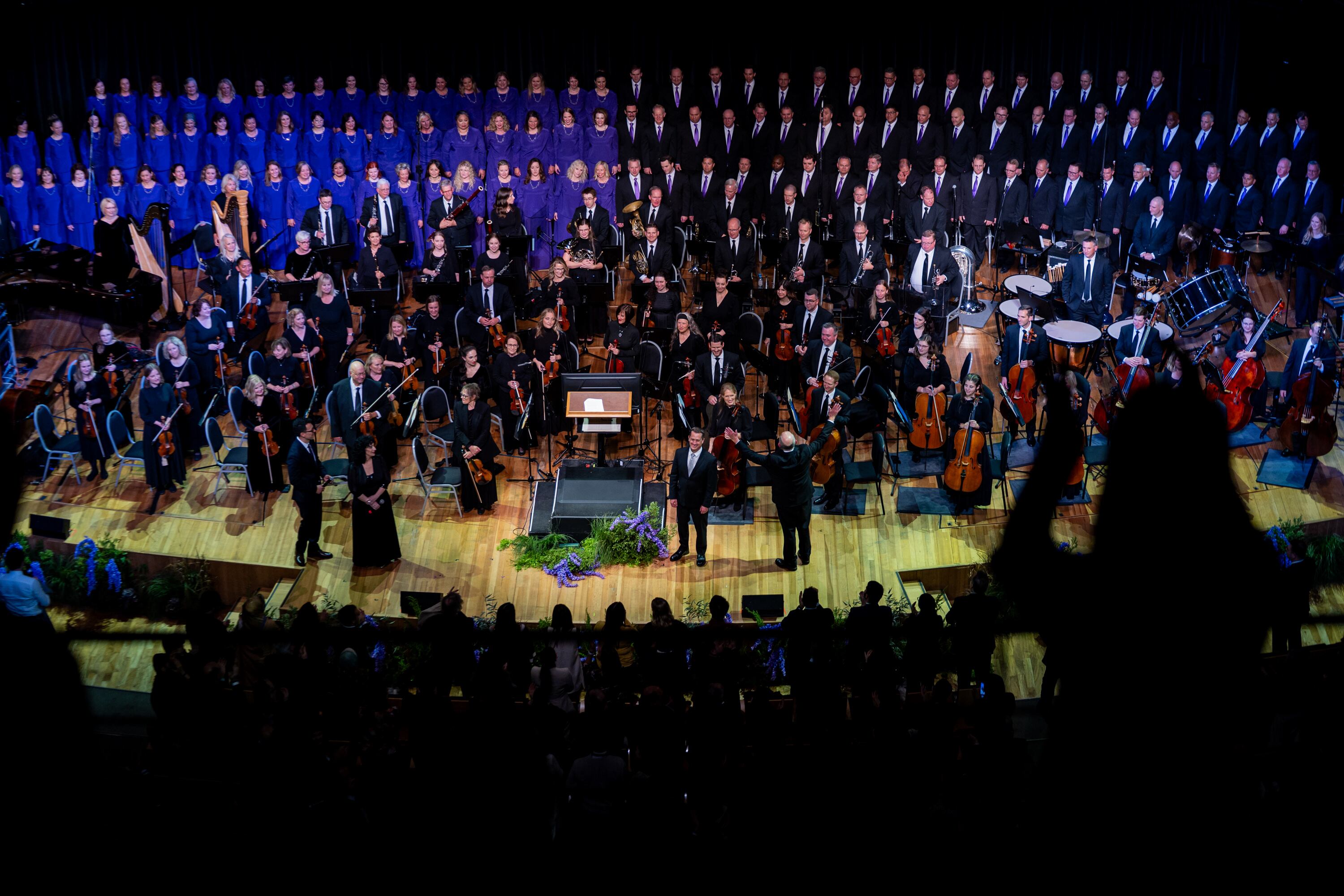 La presentación del Coro del Tabernáculo en el CCK del martes pasado.