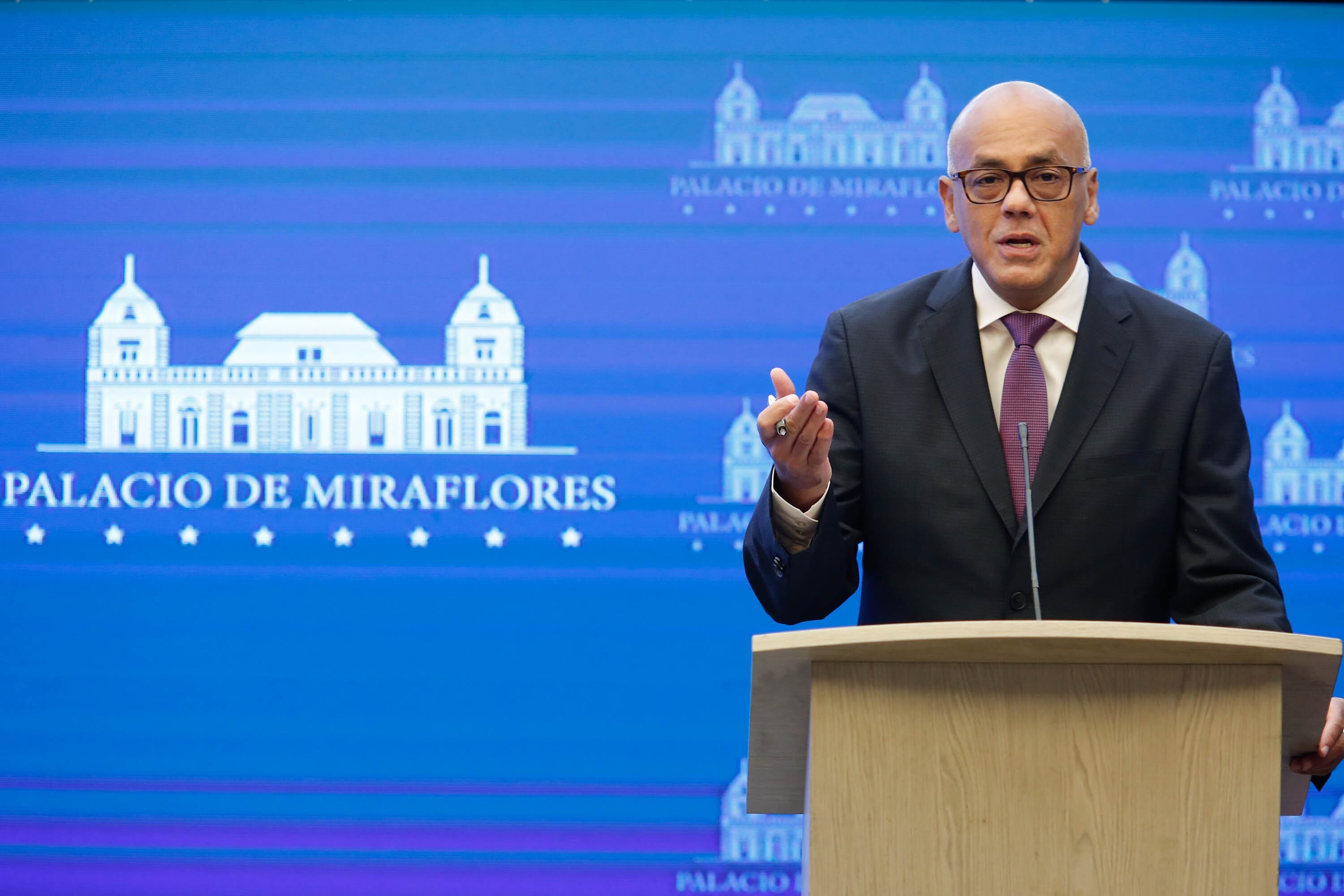 Jorge Rodríguez, ministro de Comunicación.