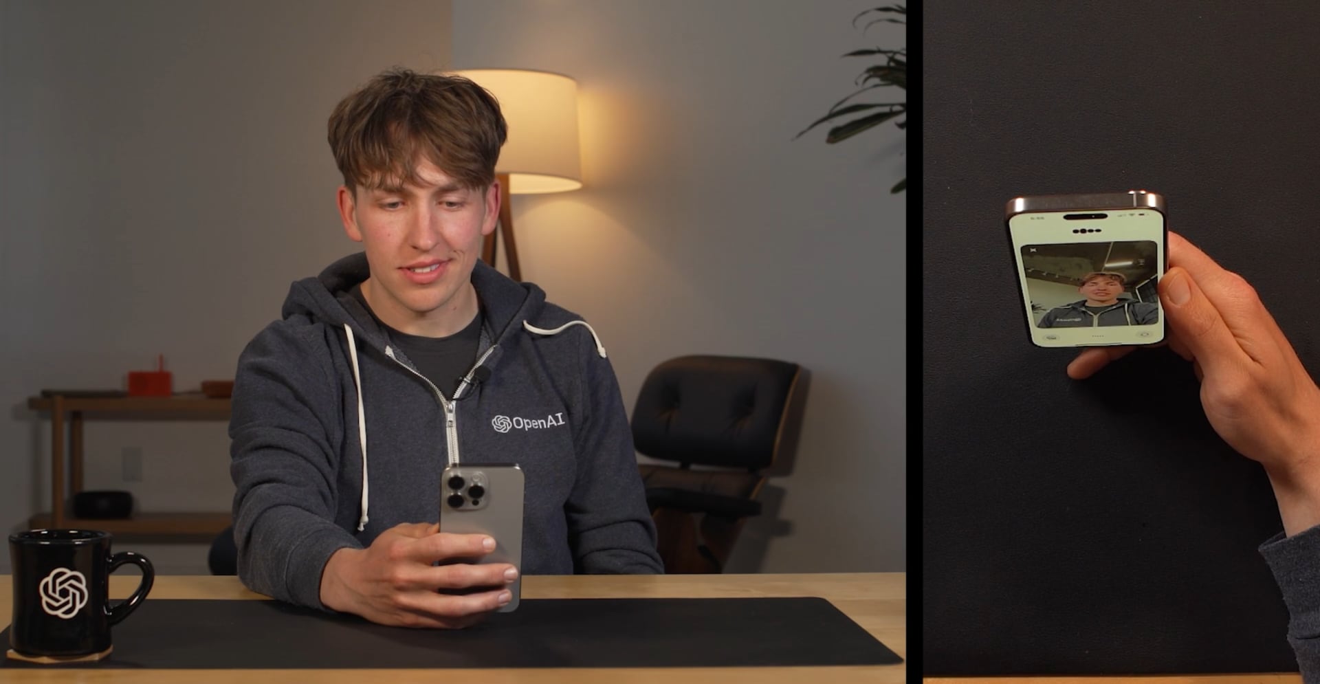 La presentación en vivo incluyó varias demostraciones de las capacidades del 'chatbot',