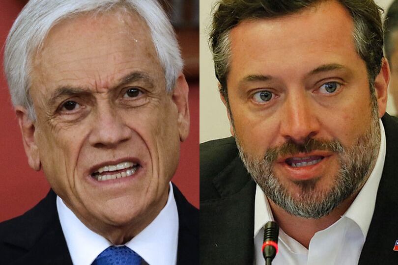 Sebastián Piñera y Sebastián Sichel. 