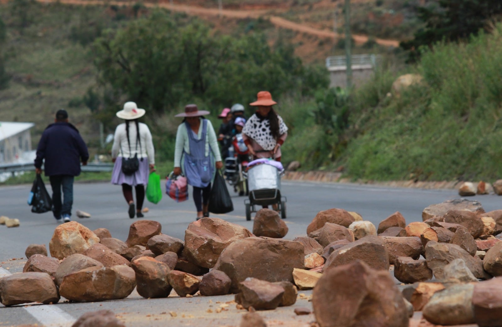En Cochabamba están la mayoría de los cortes de ruta.