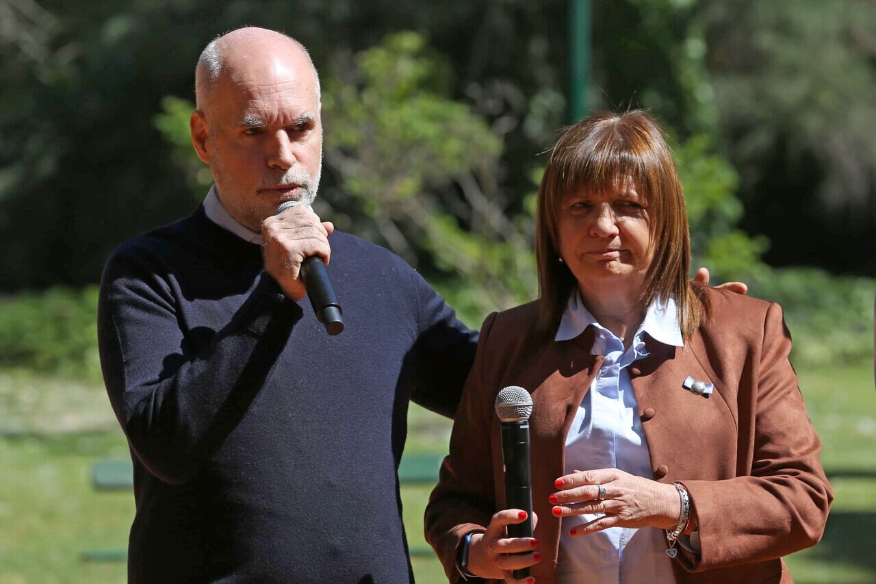Larreta y Bullrich este sábado en el Botánico.