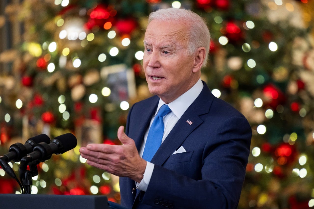 "Estamos preparados", dijo Biden. 