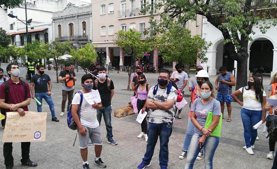 Manifestación en la Capital de Salta