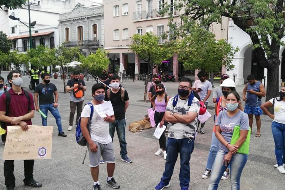 Manifestación en la Capital de Salta