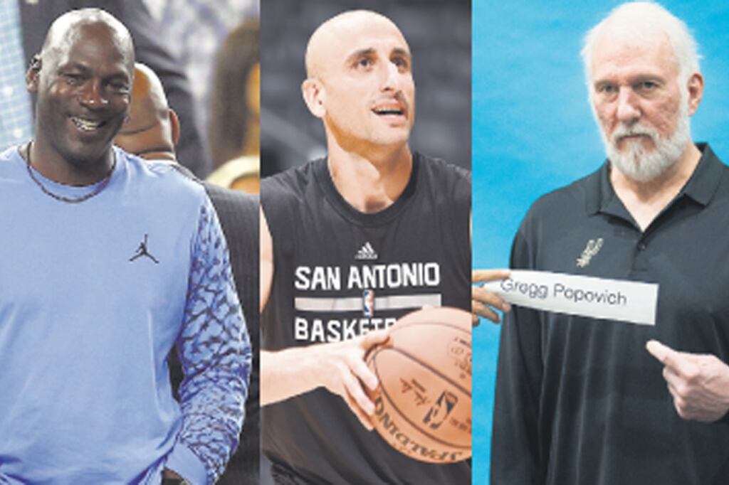 Michel Jordan, Manu Ginóbili y Gregg Popovich: desde la NBA se respaldó a los deportistas.