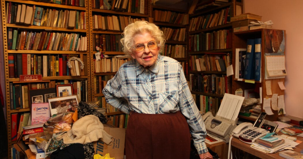 Doris Diether, guardiana de Greenwich Village, vivió hasta los 92 años. 