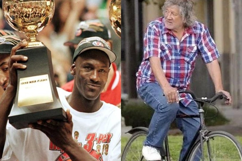 Michael Jordan y el Tinche Carlovich, dos maneras muy distintas de concebir el deporte.