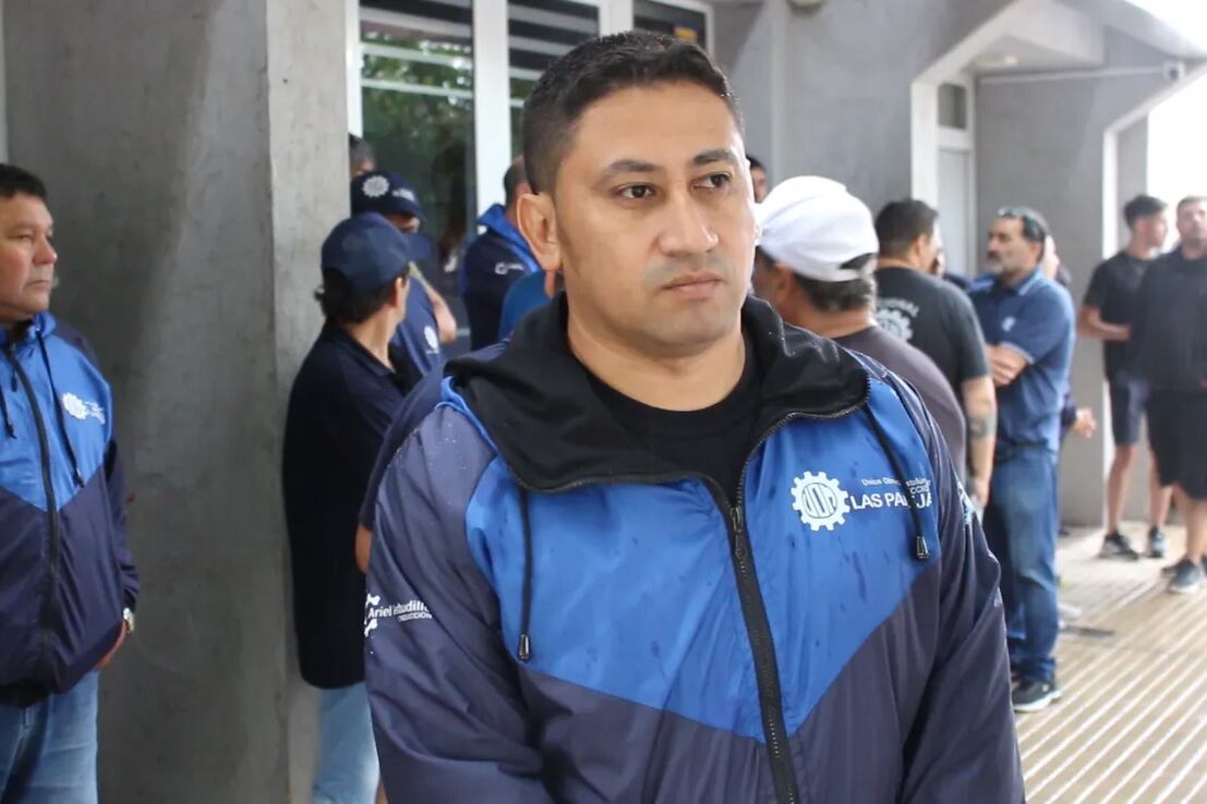 Ariel Astudillo, secretario general de la UOM de Las Parejas.
