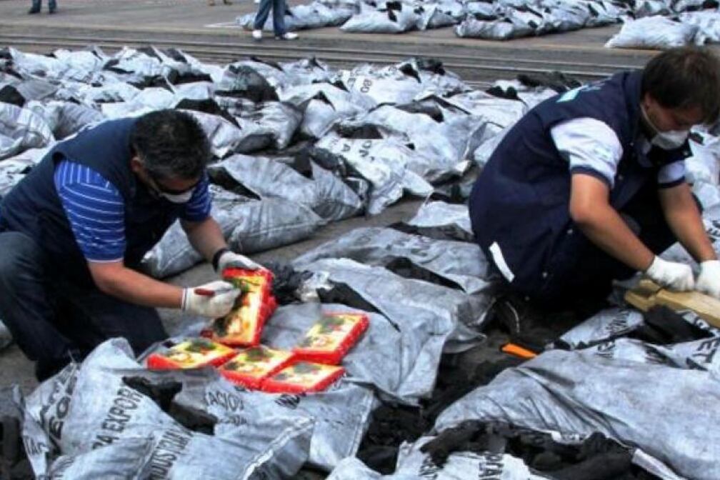 El secuestro de droga en el operativo Carbón Blanco.