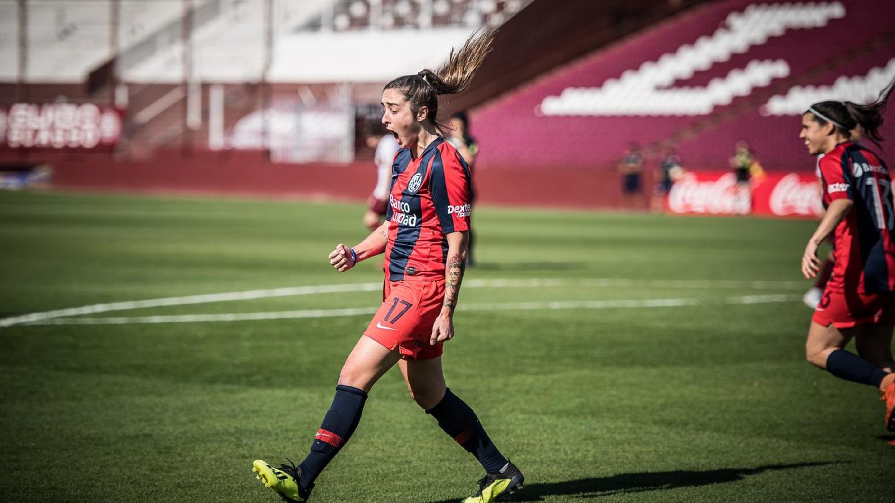 Maca Sánchez gritó dos goles en el 3-1 de San Lorenzo ante Lanús.