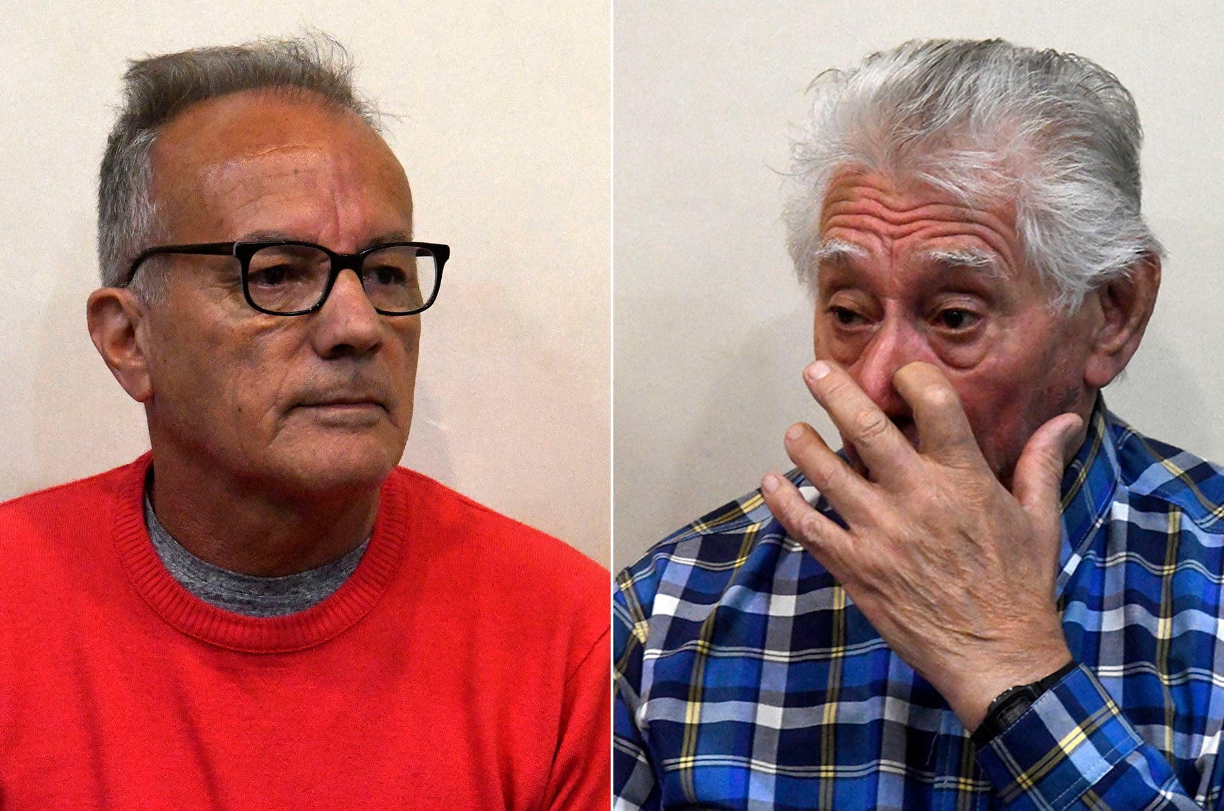 Ramos (izq.) y Ferreyra (der.) enfrentan cargos por violencia sexual contra una niña de 14 años, y otra de 16.