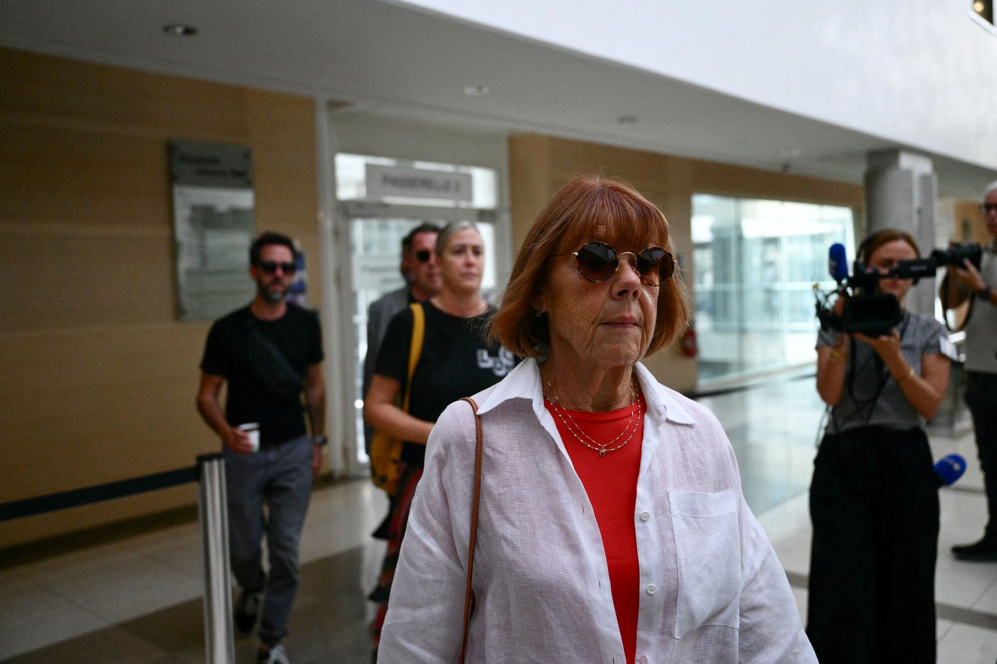 Gisele Pelicot, durante el juicio que conmueve a Francia.