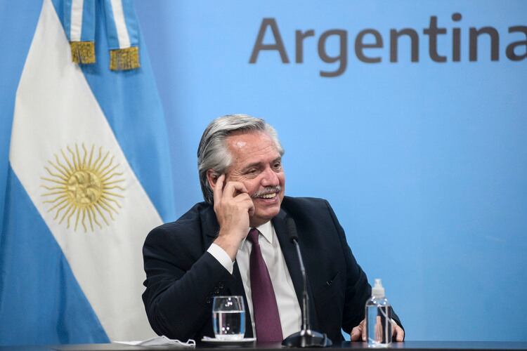 El Presidente habló en forma remota junto a otros líderes mundiales.