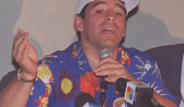 Diego, muy colorido por cierto, en aquella visita a la FADU de hace treinta años.