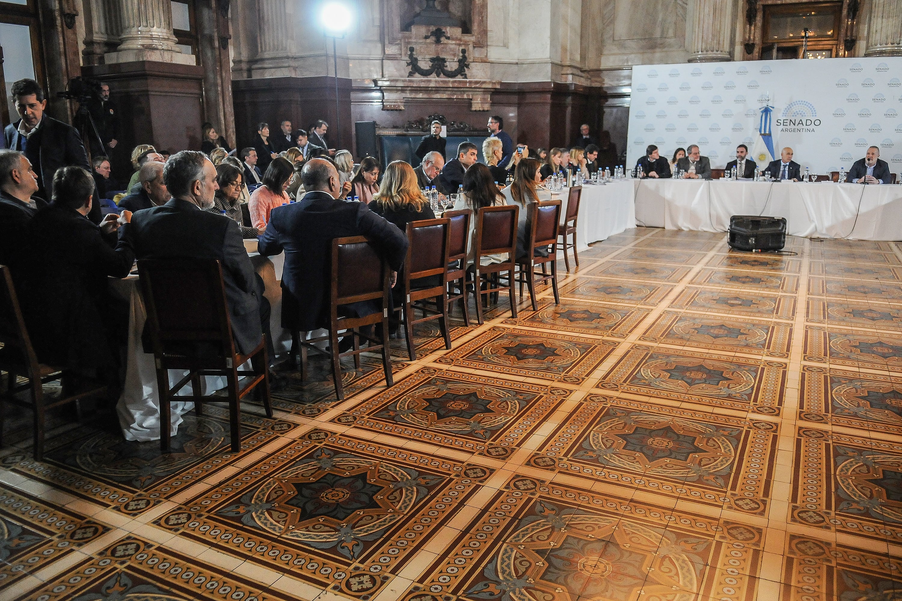 Las negociaciones en el Senado siguen en estado embrionario.