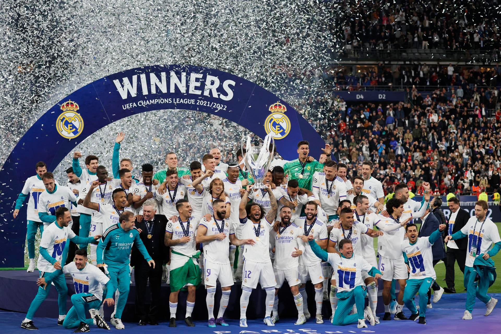 Real Madrid se consagró campeón de la Champions League. Imagen: EFE.
