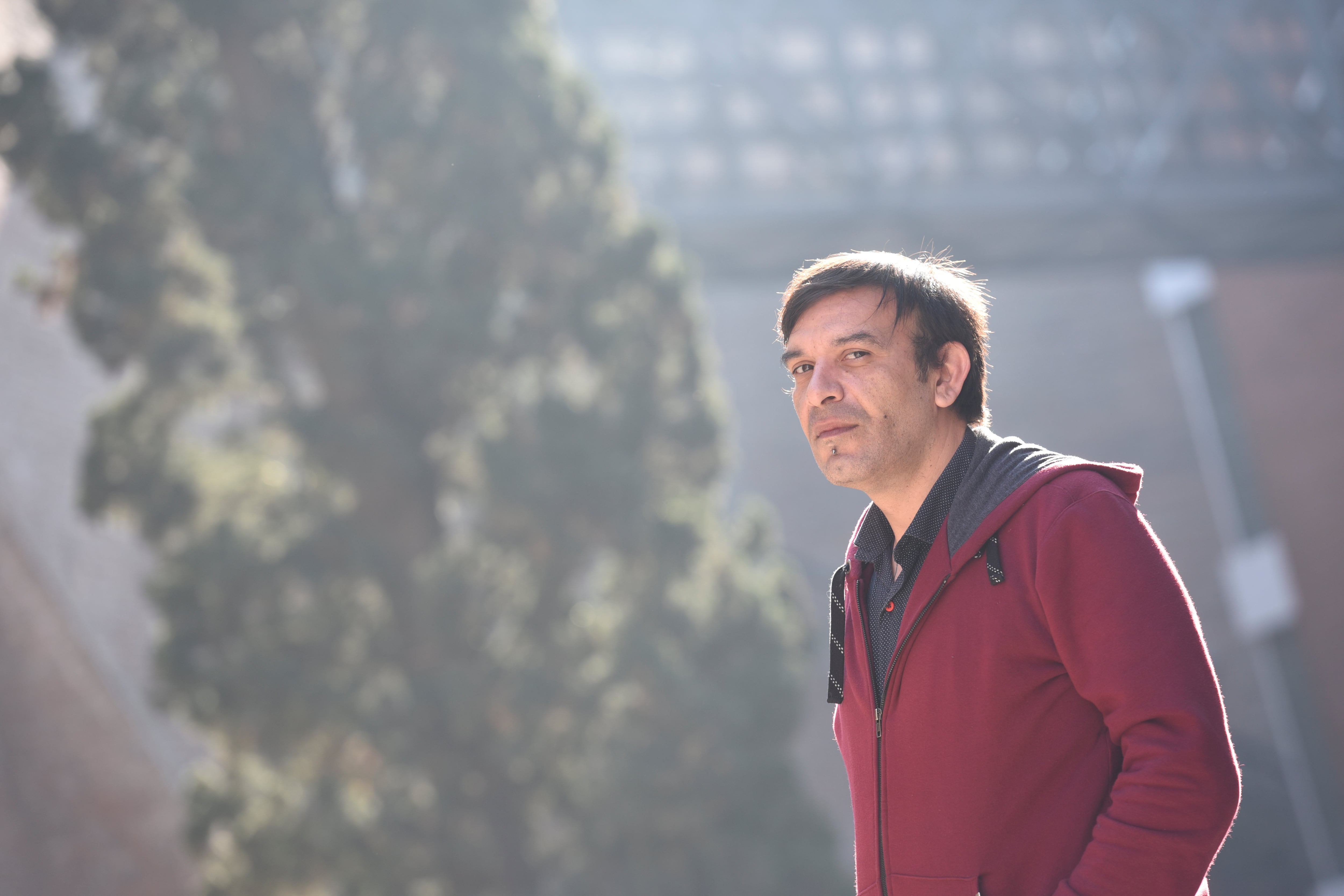 Giacometto se entusiasma con poder llegar a concretar micro escenas en distintos lugares del Parque España.