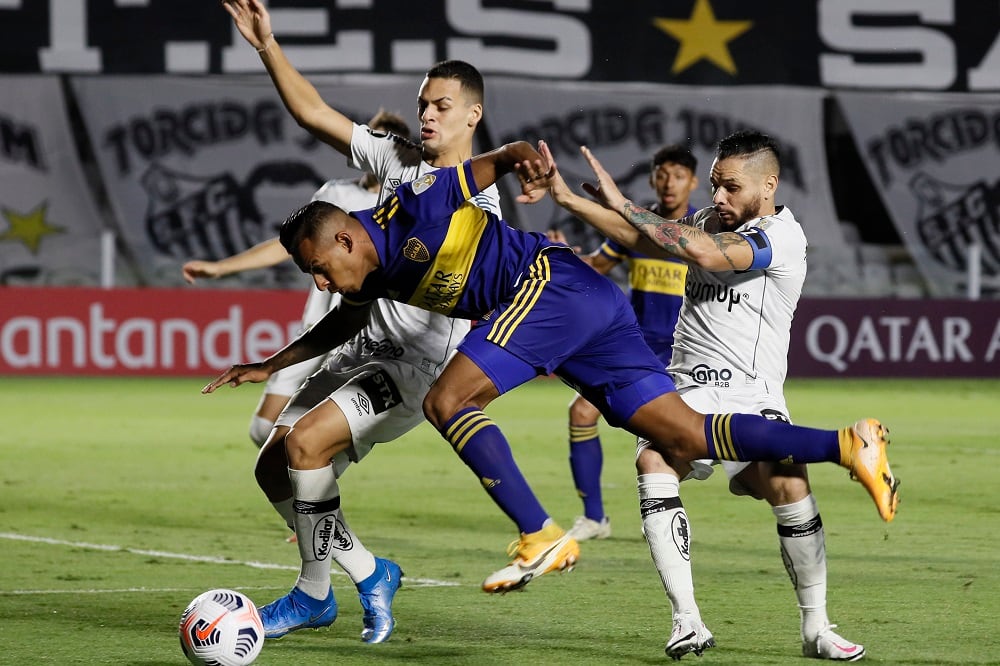 Boca jugó ante Santos, el único club eliminado de Brasil o Argentina