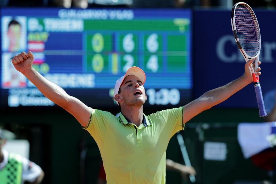 Dominic Thiem, bicampeón en Buenos Aires y otra vez presente en 2020.