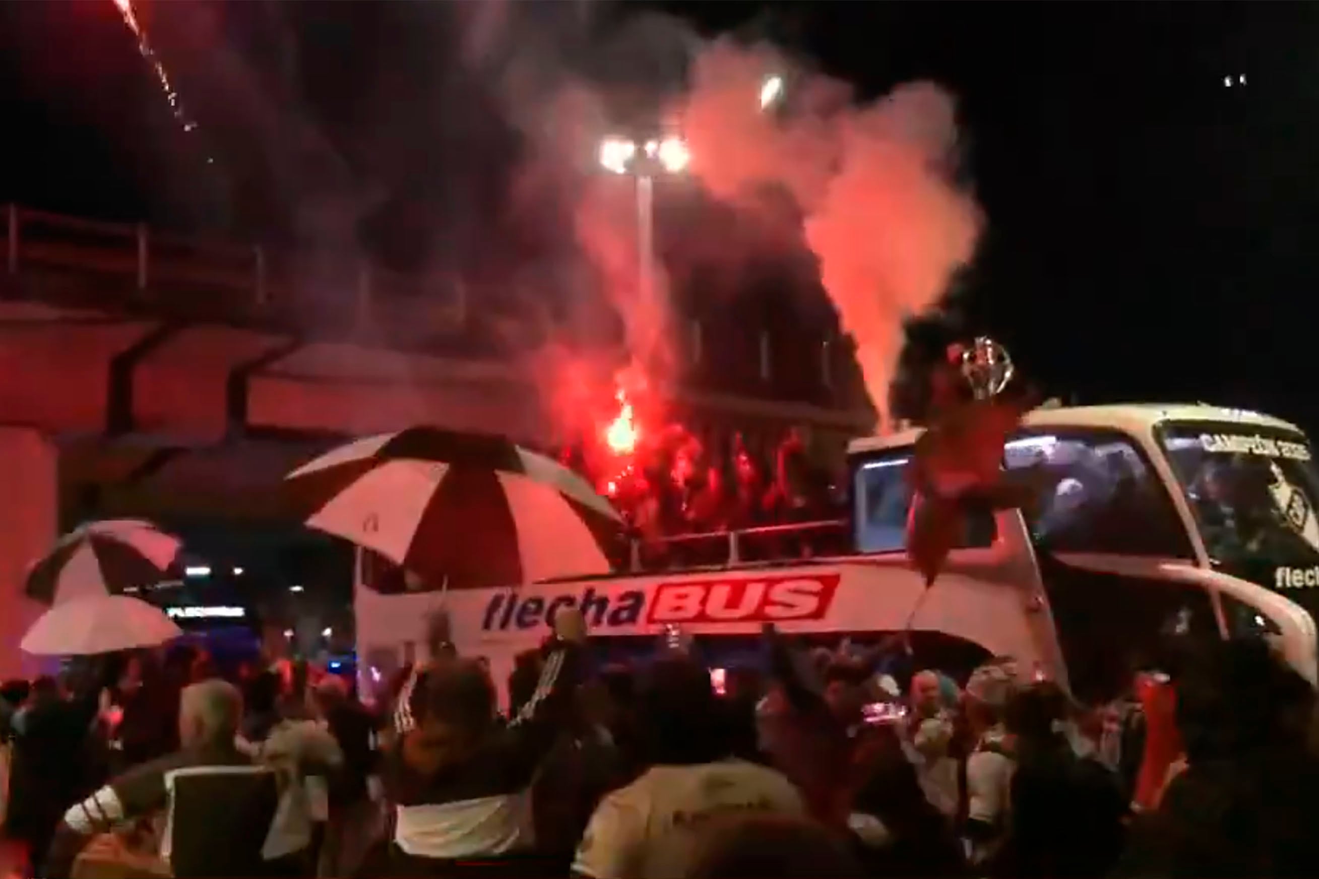 La zona de Puente Saavedra, epicentro de los festejos del Calamar campeón