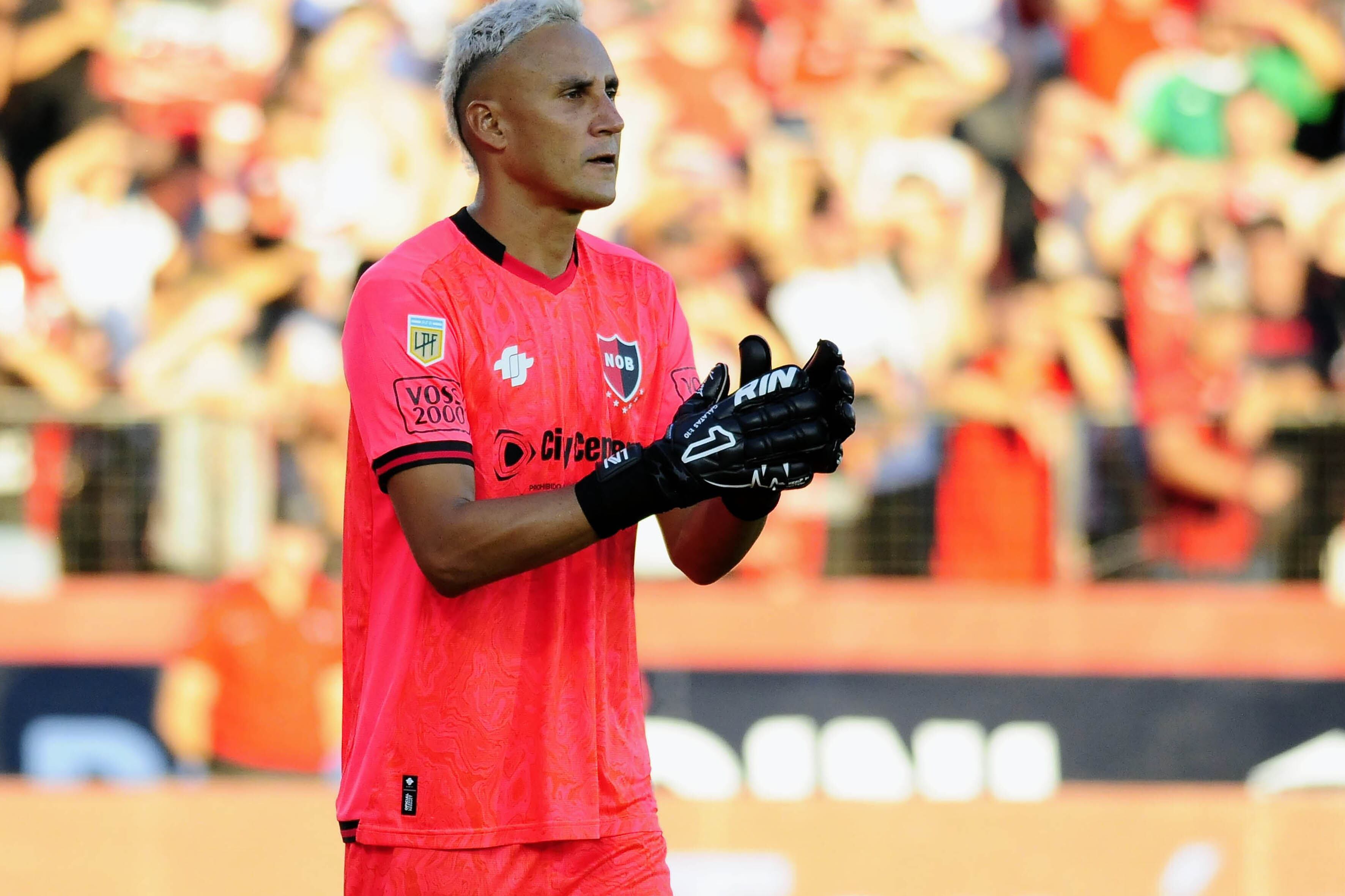 Keylor Navas, arquero costarricense de Newell's 