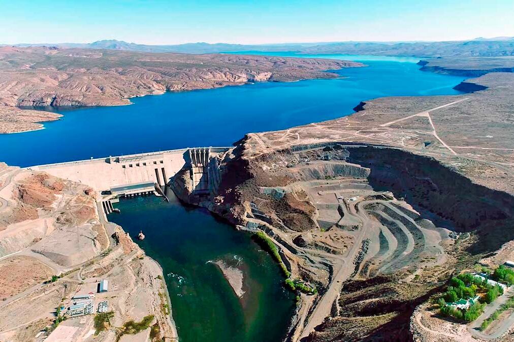 Represa Piedra del Aguila, en Neuquén