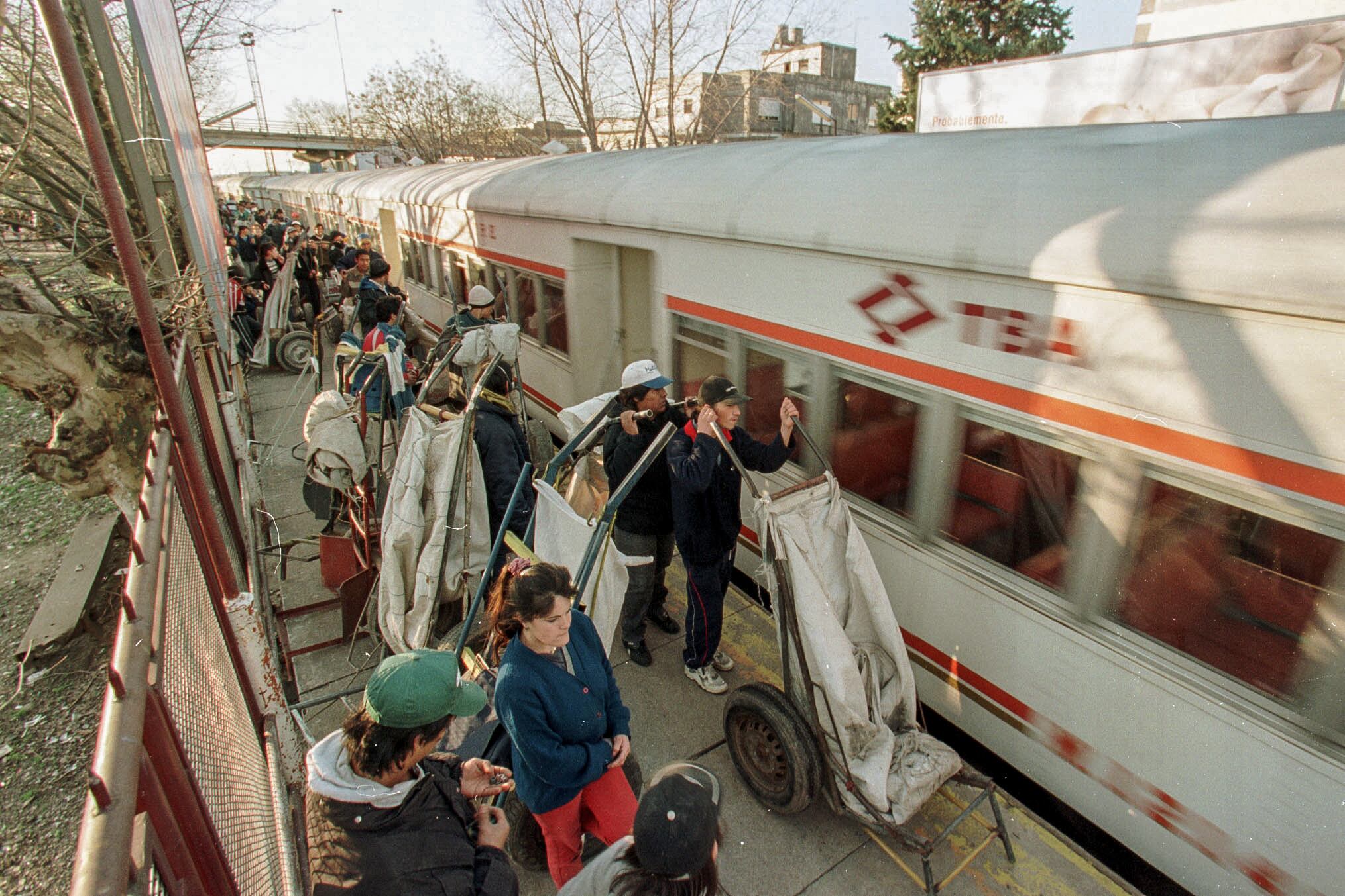El Tren Blanco, una de las postales que dejó el 2001. 