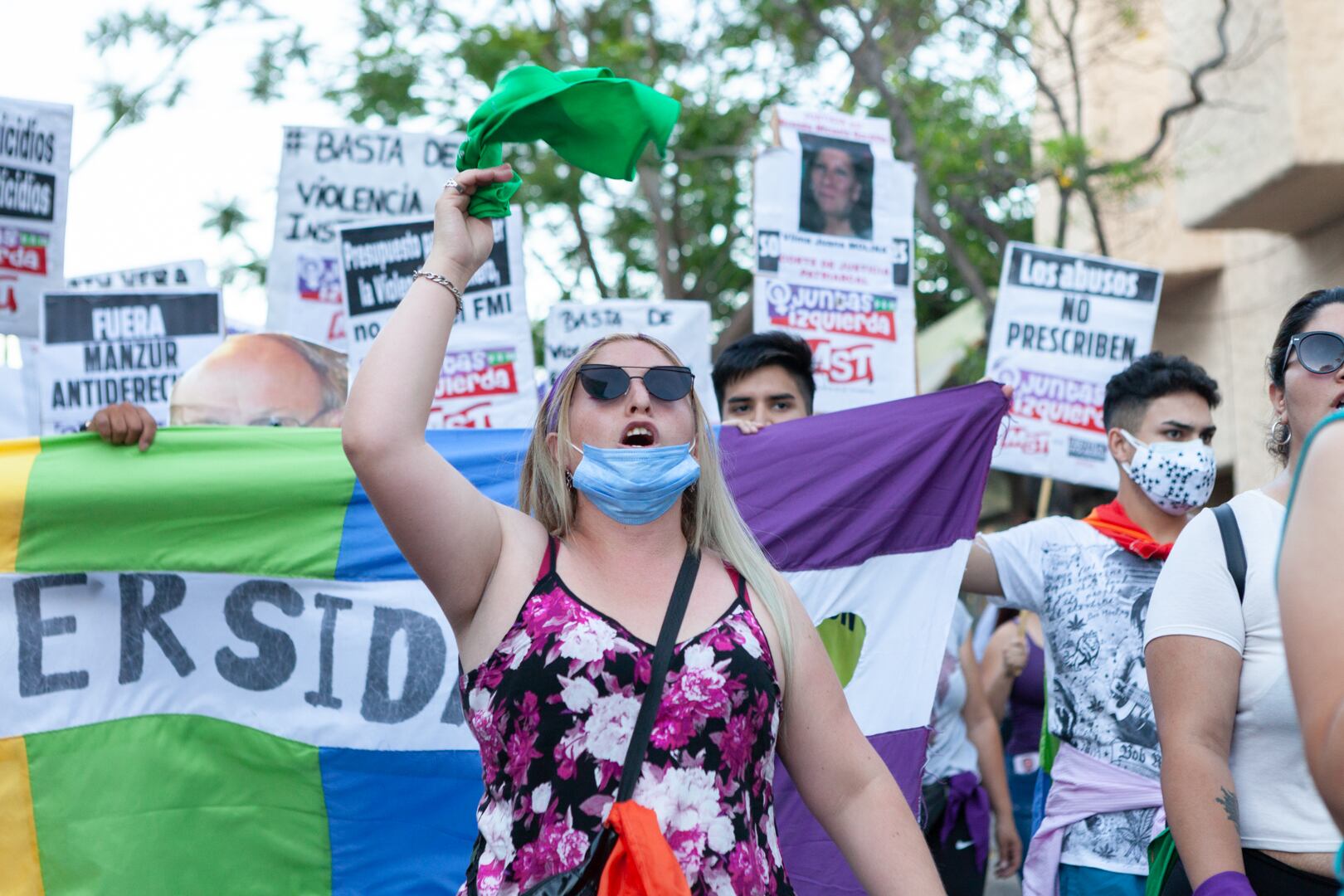 Marcha por las calles de Catamarca
