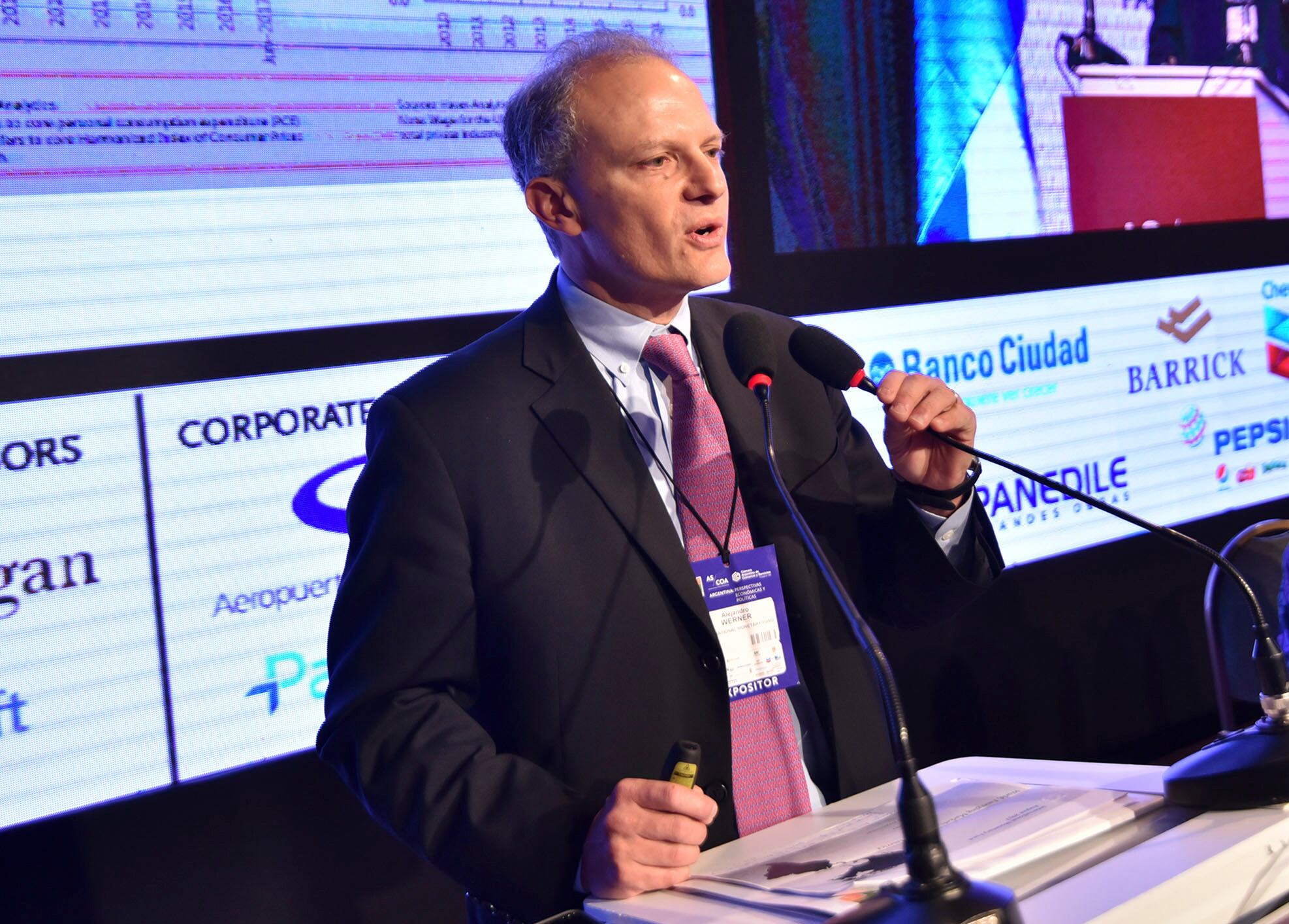 Alejandro Werner, director para Occidente del FMI.