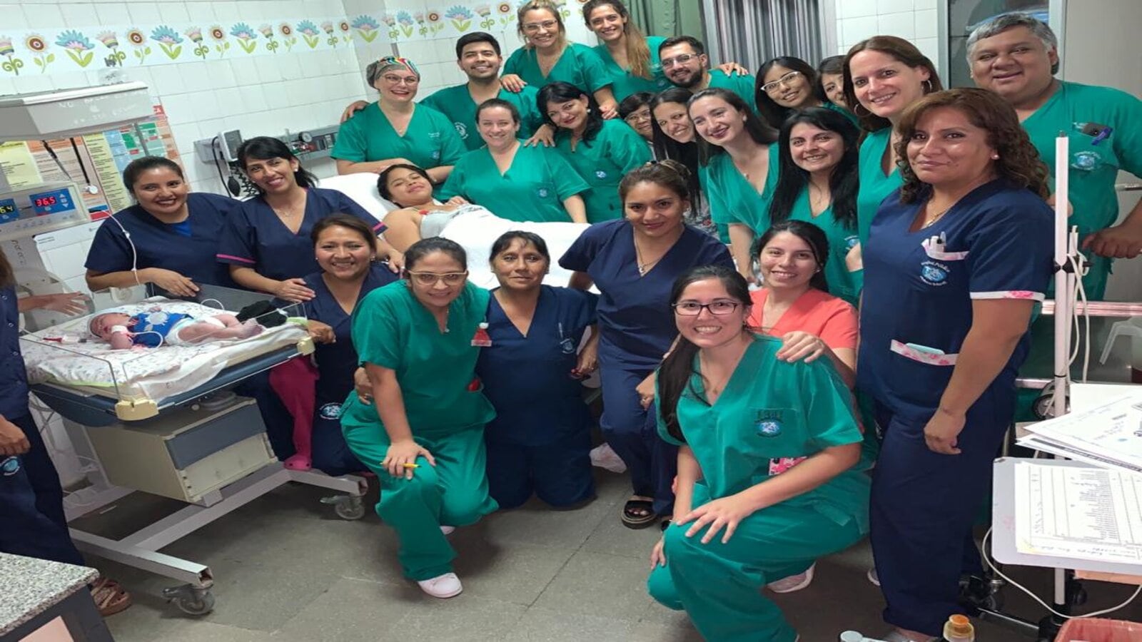 En el Hospital Materno Infantil