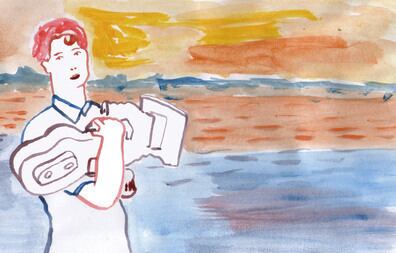 La imagen del encuentro, realizada por Estefanía Clotti.