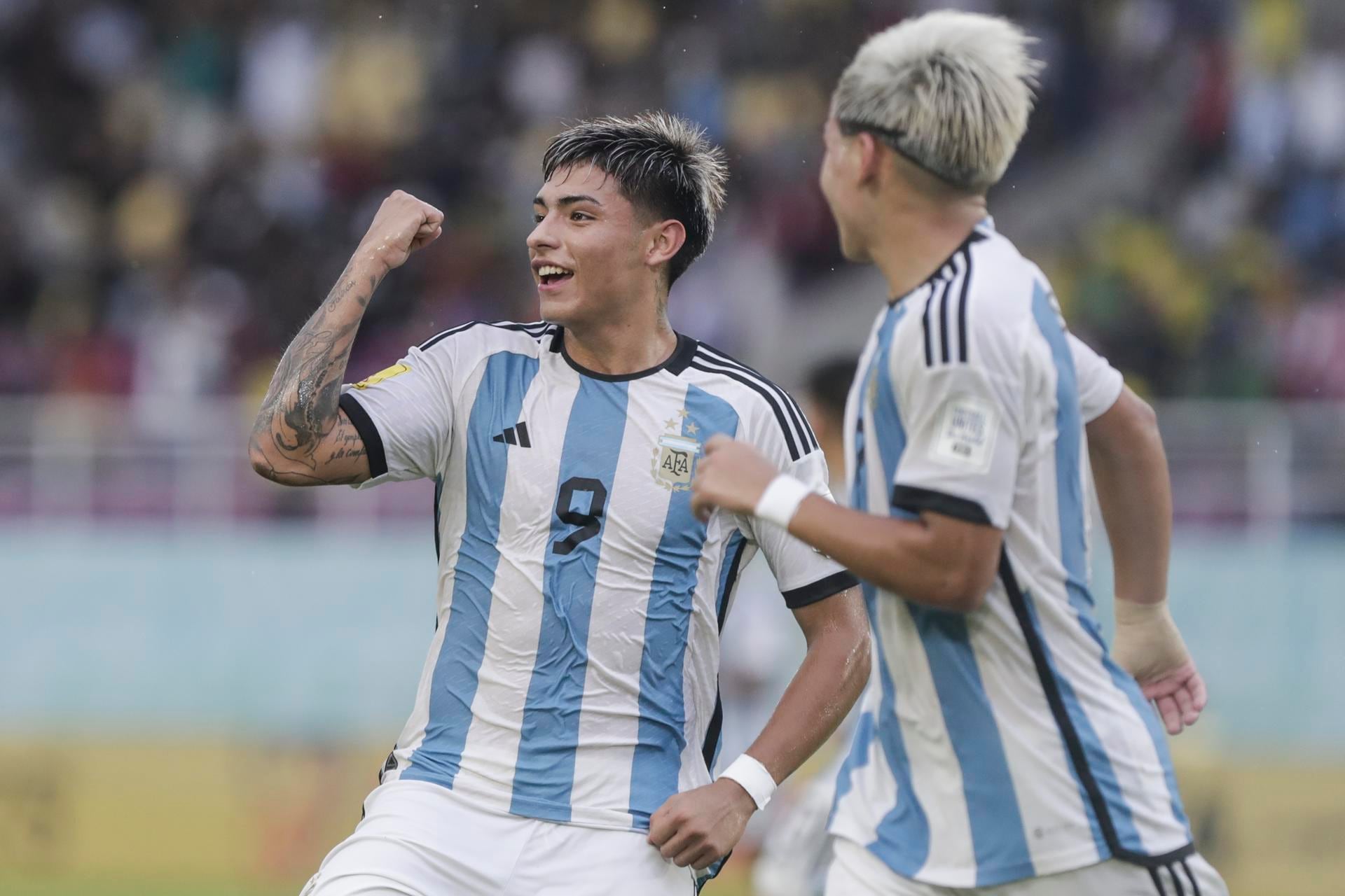Todos los goles del 3-3 entre Argentina y Alemania en el Mundial Sub 17 Indonesia 2023.