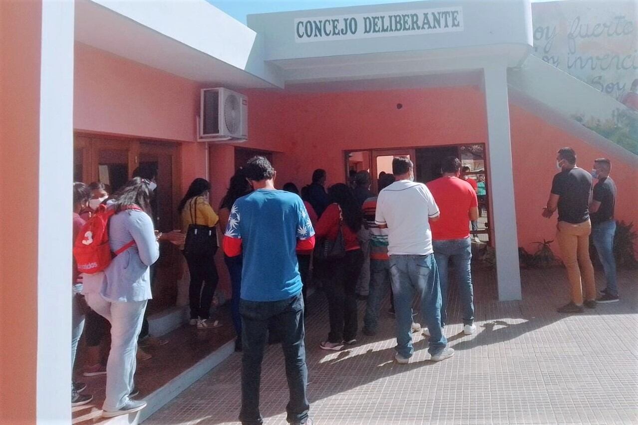 Vacinos convocados en el CD de Andalgalá.