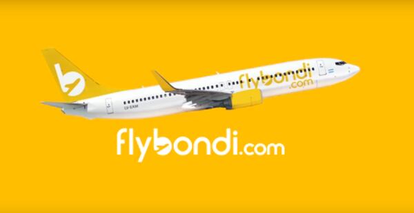Fly Bondi, una de las low cost beneficiadas por el Gobierno.