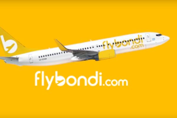 Fly Bondi, una de las low cost beneficiadas por el Gobierno.