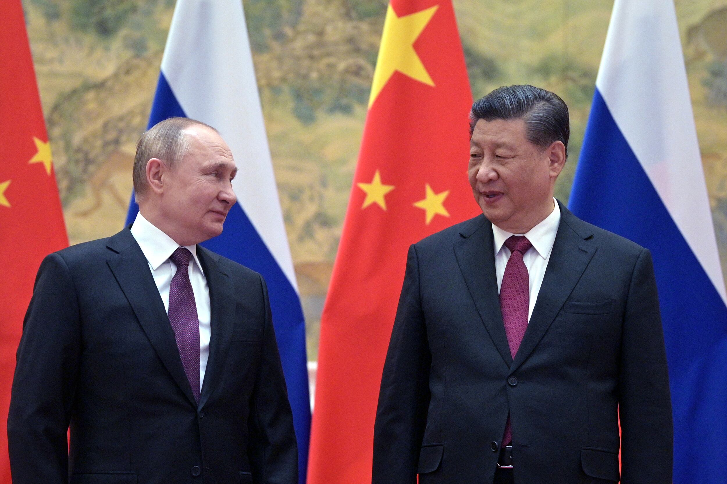 Vladimir Putin y Xi Jinping.