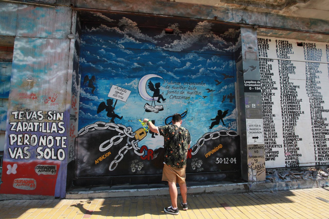 El local donde funcionó Cromañón está en Bartolomé Mitre al 300, en el barrio de Once.