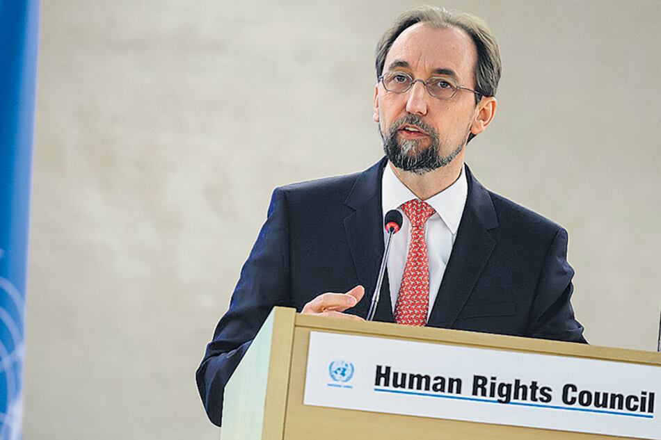 Zeid Ra’ad al Hussein, alto comisionado de la ONU para los Derechos Humanos.