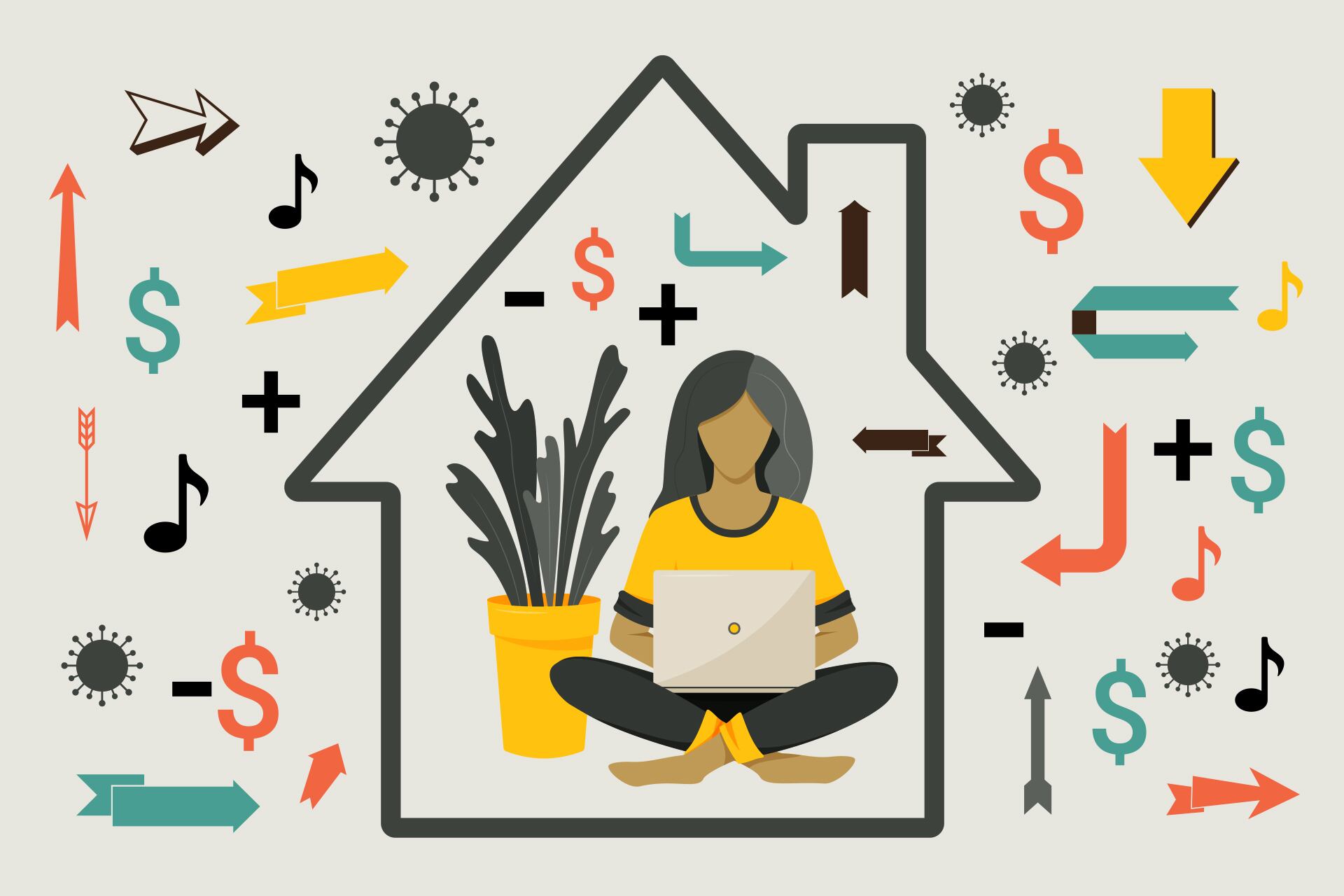 Home office, sistemas de reparto, tiendas digitales y comisiones altísimas: los costos de emprender en plena cuarentena.