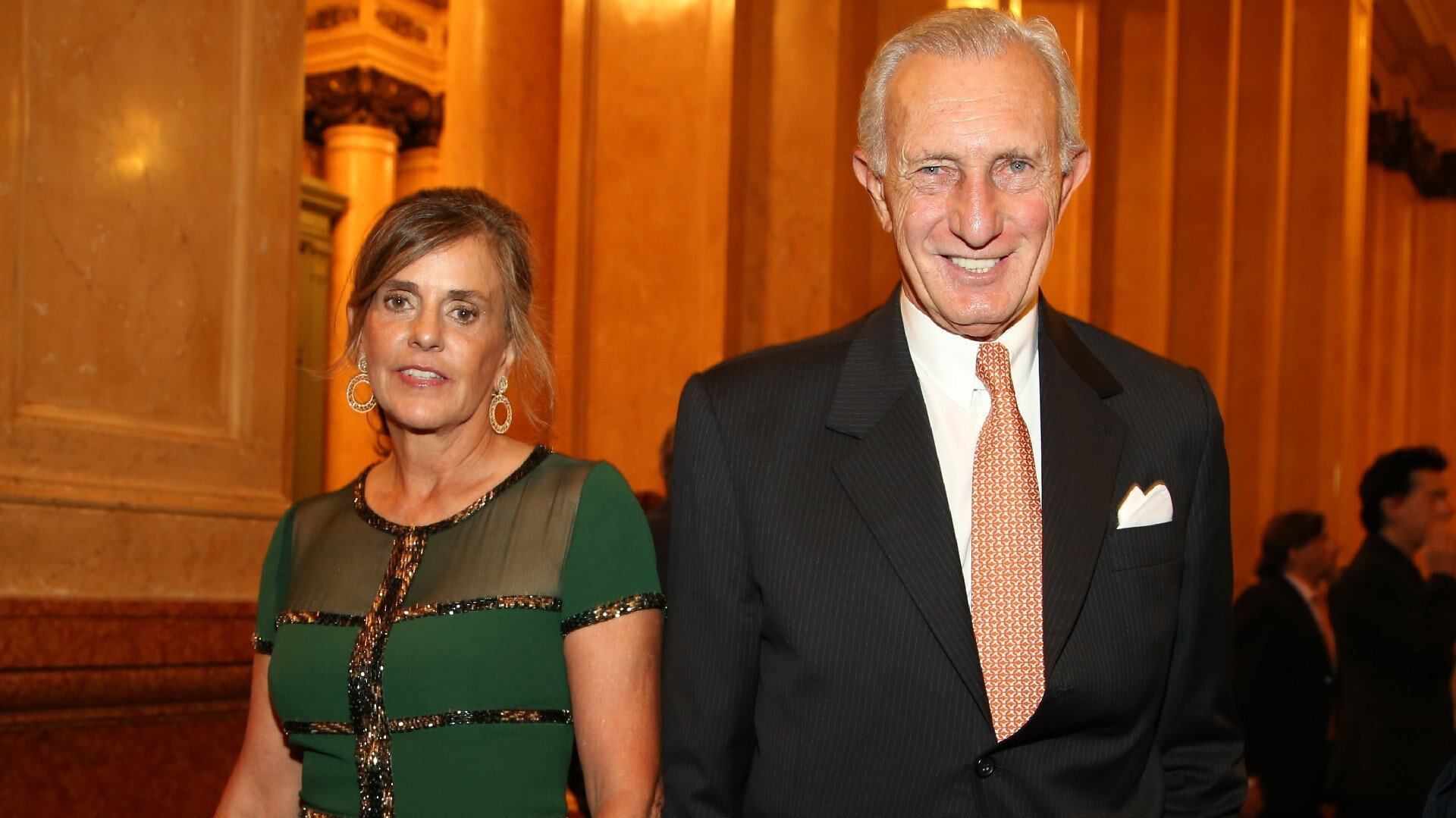 Jorge Neuss y su esposa Silvia Saravia.