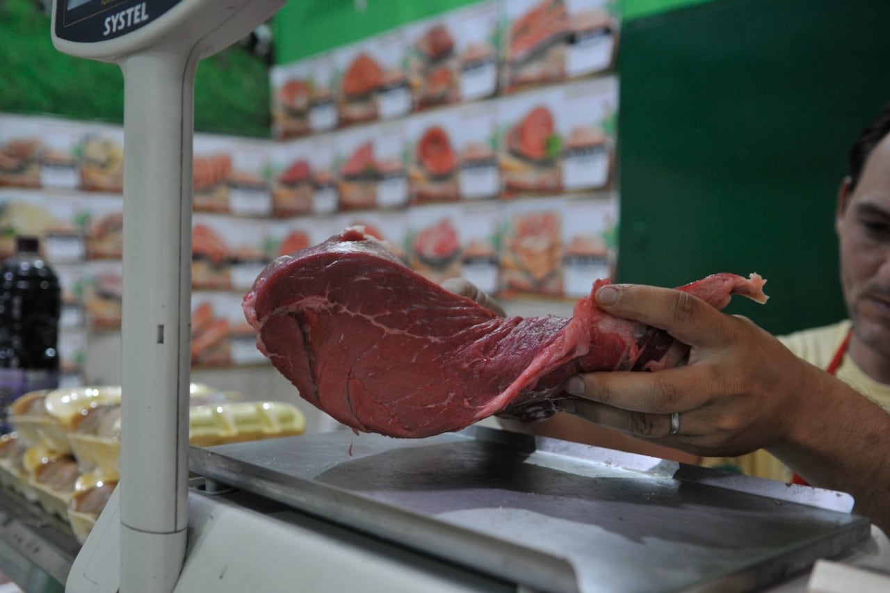 "Los precios de la carne bajaron desde el momento en que restringimos las exportaciones", afirmó el Presidente.