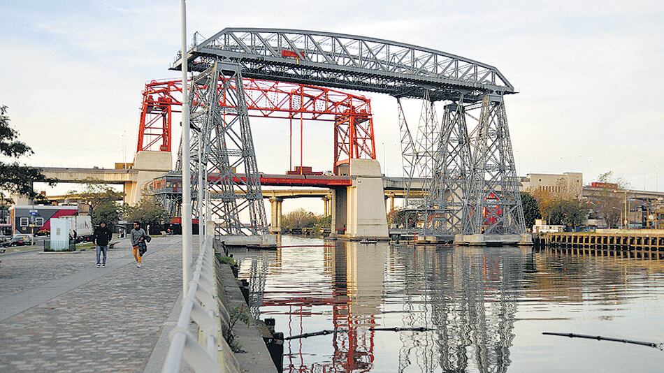 El cruce se volverá a hacer con un vagón colgante.