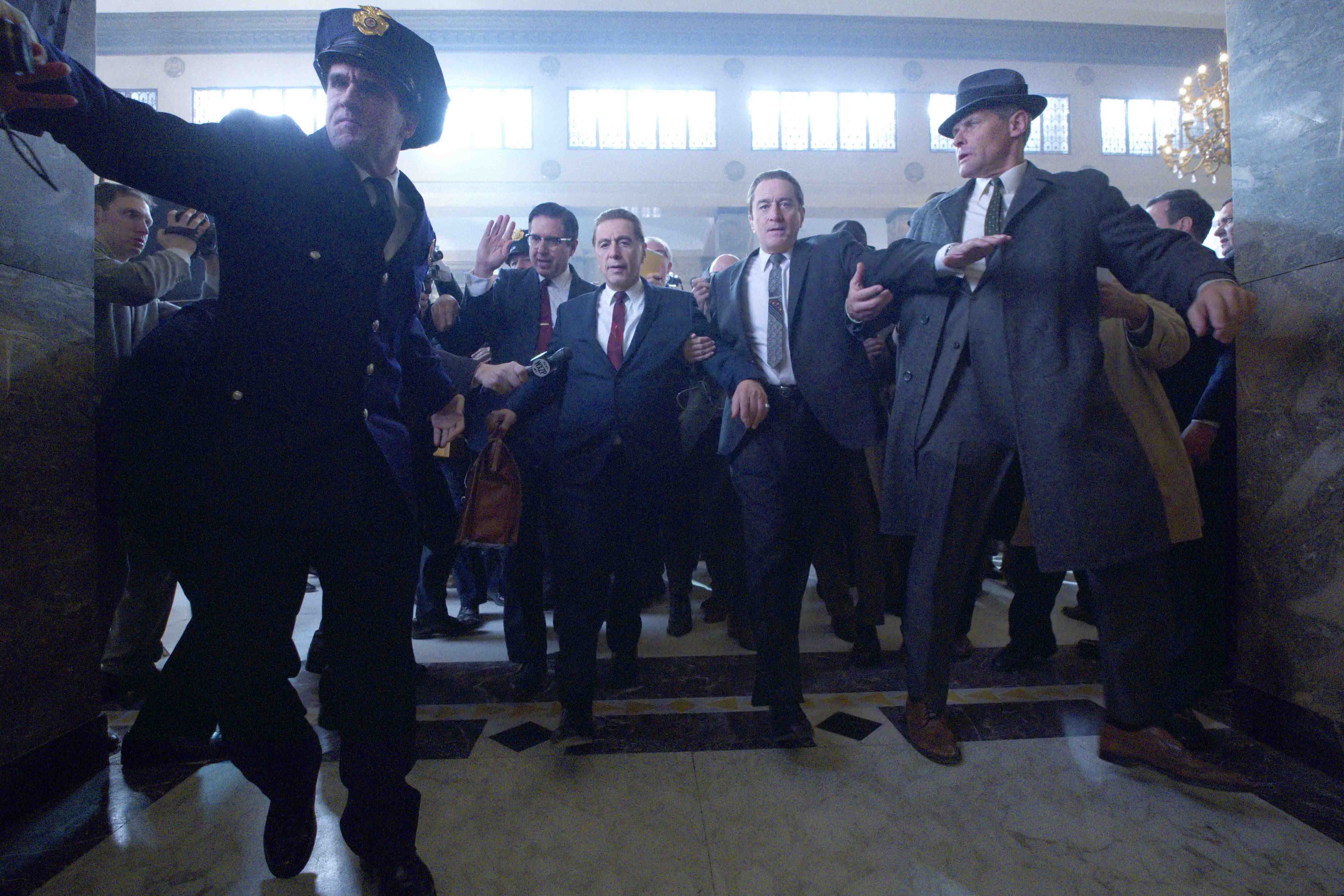 Pacino y De Niro en El irlandés